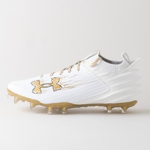 27.0 UNDER ARMOUR BLUR SMOKE 2.0 MC ホワイト・ゴールド - TWO