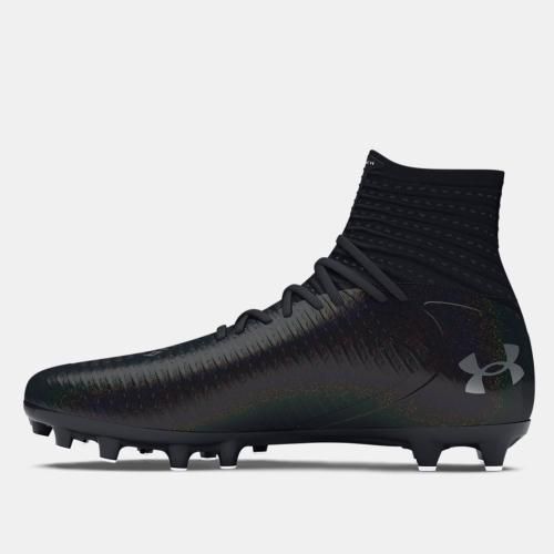 アンダーアーマー　Highlight Mc アメフト　スパイク UNDER ARMOUR HIGHLIGHT 2024 ブラック・メタリックスチール