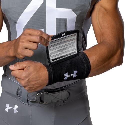 アメフト　アンダーアーマー　リストコーチ　リストバンド UNDER ARMOUR SKILL リストコーチ ブラック - TWO MINUTES（ツー