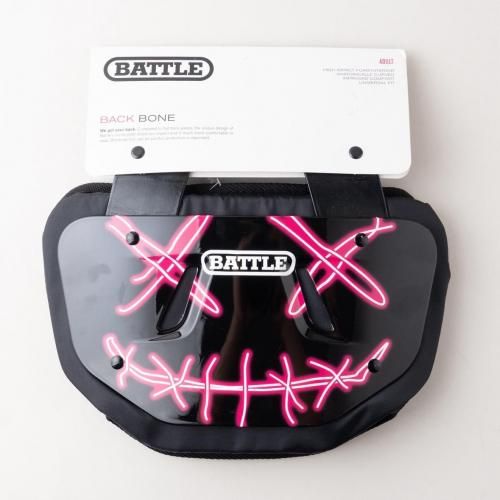BATTLE バックプレート 犯罪現場モデル アメフト プロテクター