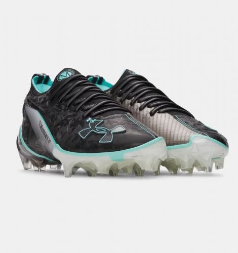 【27cm】UA BLUR PRO 2025モデル アメフト スパイク SPOTLIGHT SUEDE PRO MC 2025 ブルー アメフト スパイク | END