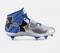 UNDER ARMOUR C1N Mid Football Cleats 交換式クリーツ ・ブルー