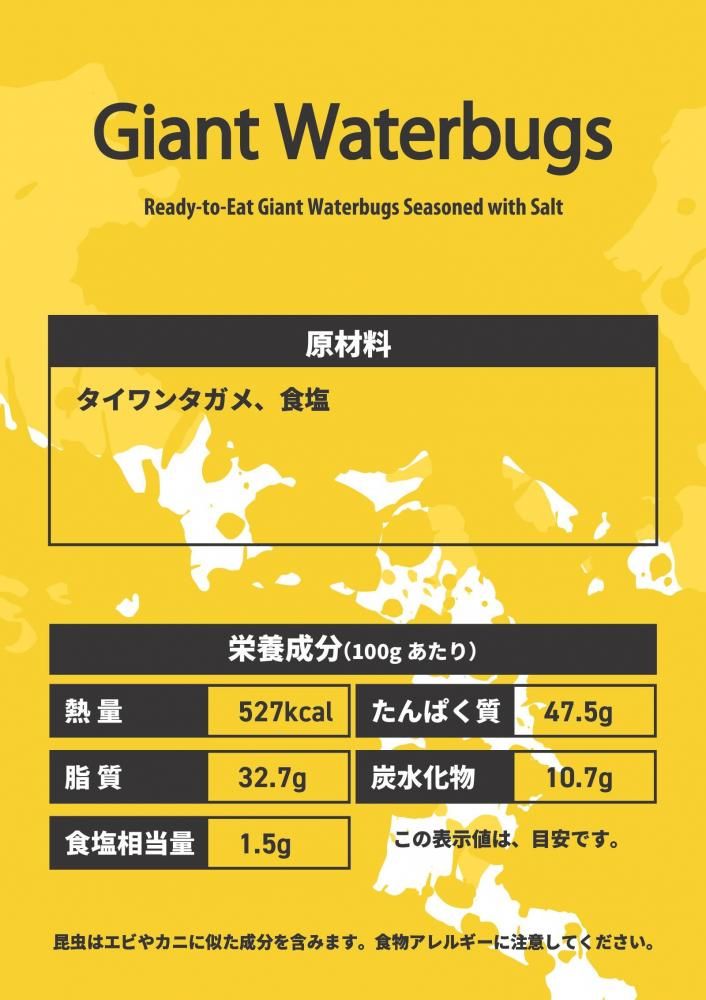 タガメ ジャイアントウォーターバグ 昆虫食のtakeo 通販 実店舗 製造 養殖 研究 タガメ ジャイアントウォーターバグ 昆虫食のtakeo 通販 実店舗 製造 養殖 研究