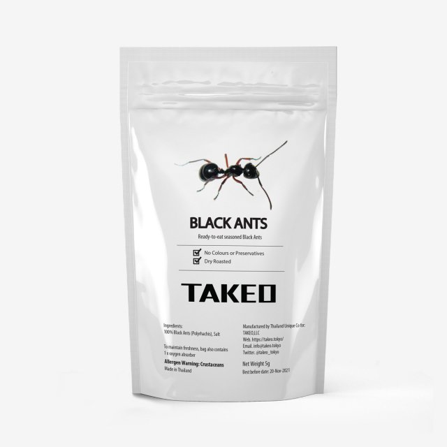 黒アリ 5g 缶詰 昆虫食のtakeo 通販 実店舗 製造 養殖 研究