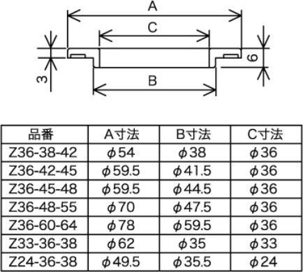 あき＊ページ KVK カウンター穴径変換アダプター - アクアメンテナンスショップ