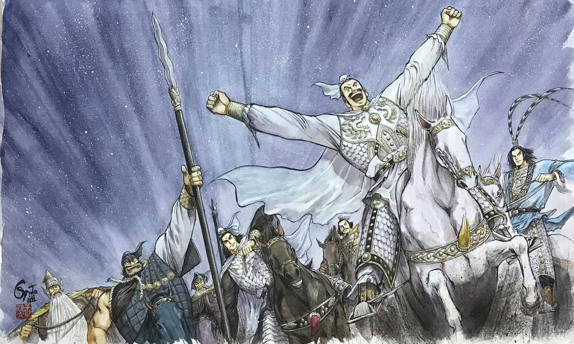 蒼天航路　表紙絵原画　一点のみ 蒼天航路 表紙絵原画 一点のみ 蒼天航路 表紙絵原画 一点のみ