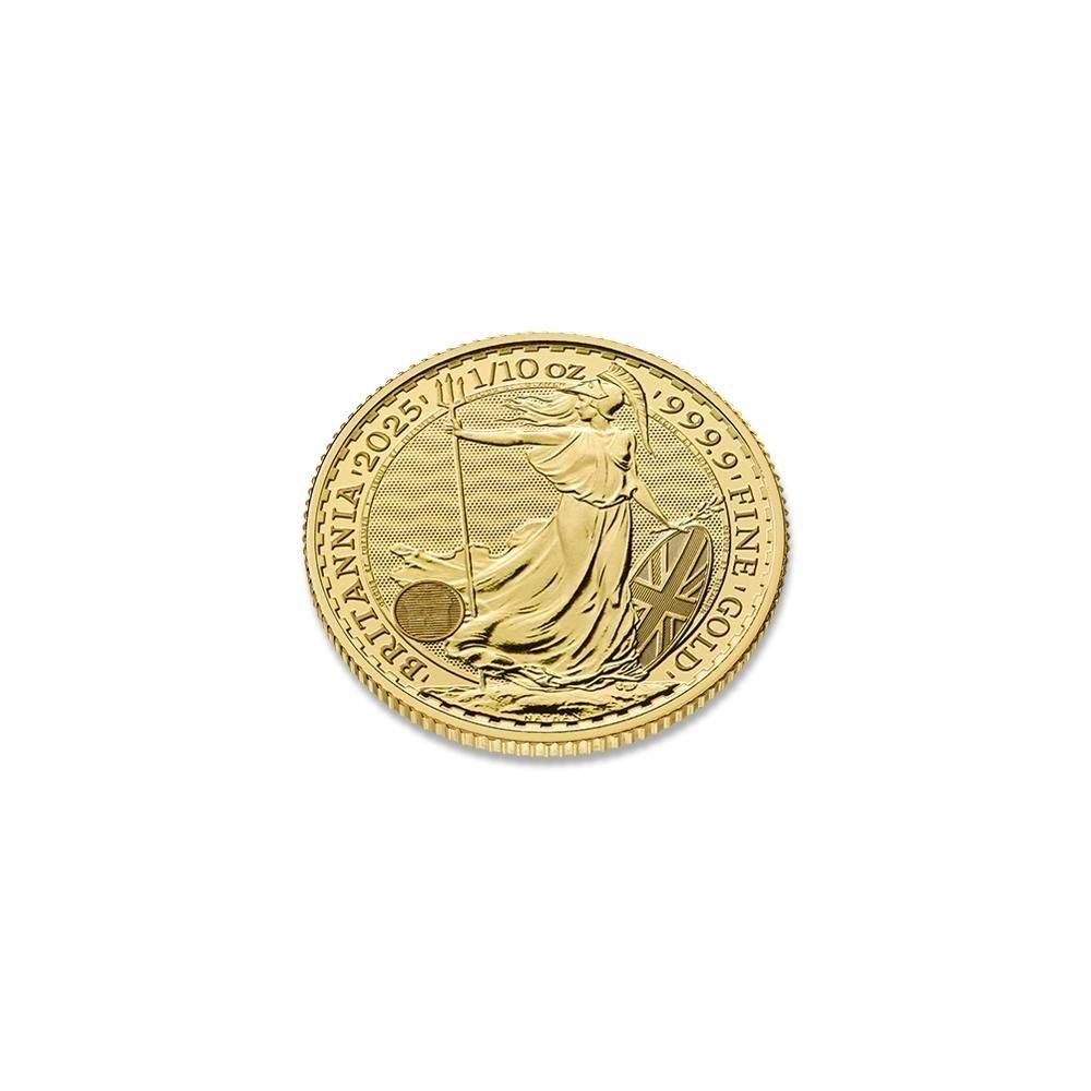 2024年】ブリタニア金貨 1/10オンス 新品未使用 イギリス