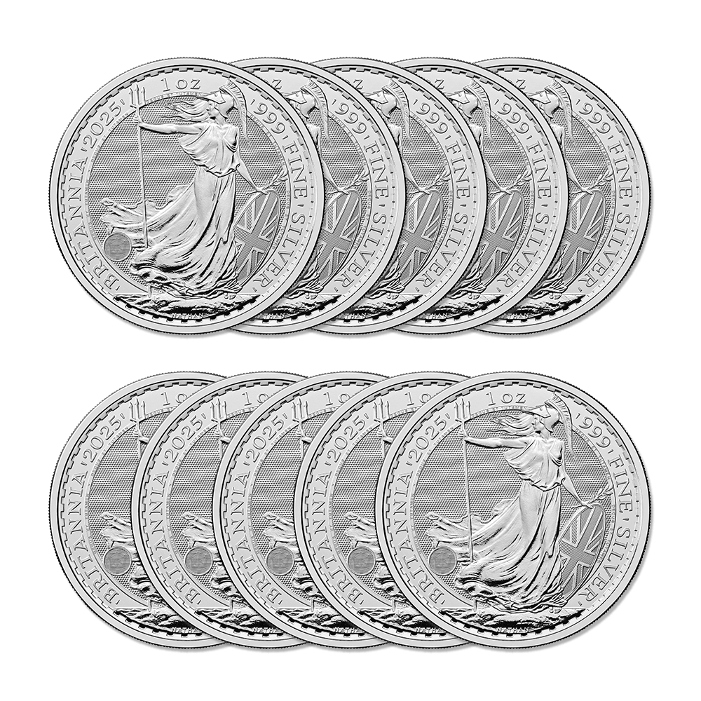 流行り の ブランド - 2024年おすすめのアイテム満載 ブリタニア銀貨 1オンス×10枚セット - 日本マテリアル｜公式 貨幣