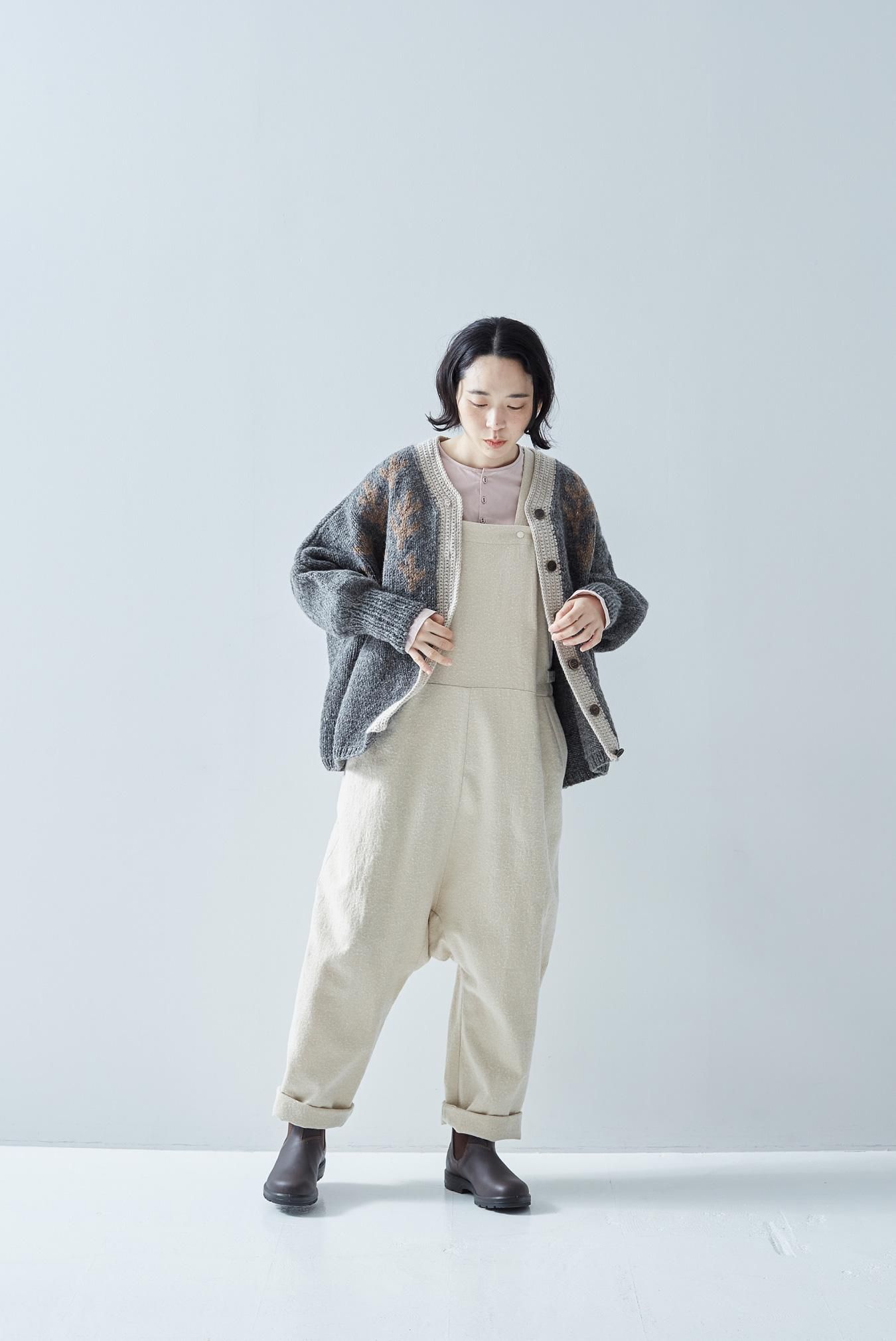 bosco（ボスコ）ロービングアウターカーディガン キット グレー