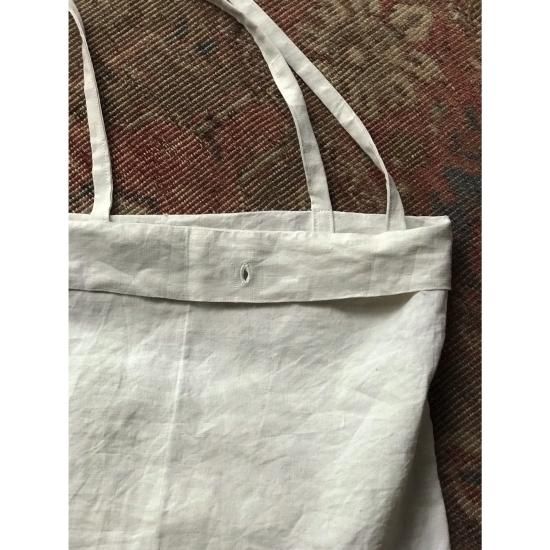 antiquelinen tote bag - tsukuroite