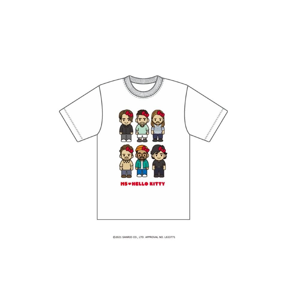 Maroon 5 x Hello Kitty Tシャツ WHITE - PRINT ROCK | プリント