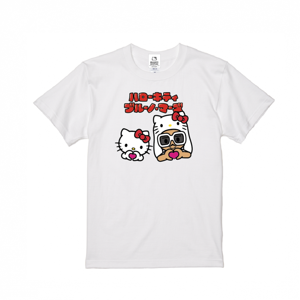 BRUNO MARS x HELLO KITTY 第2弾】T-SHIRT WHITE - PRINT ROCK BRUNO MARS x HELLO KITTY 第2弾】T-SHIRT WHITE - PRINT ROCK