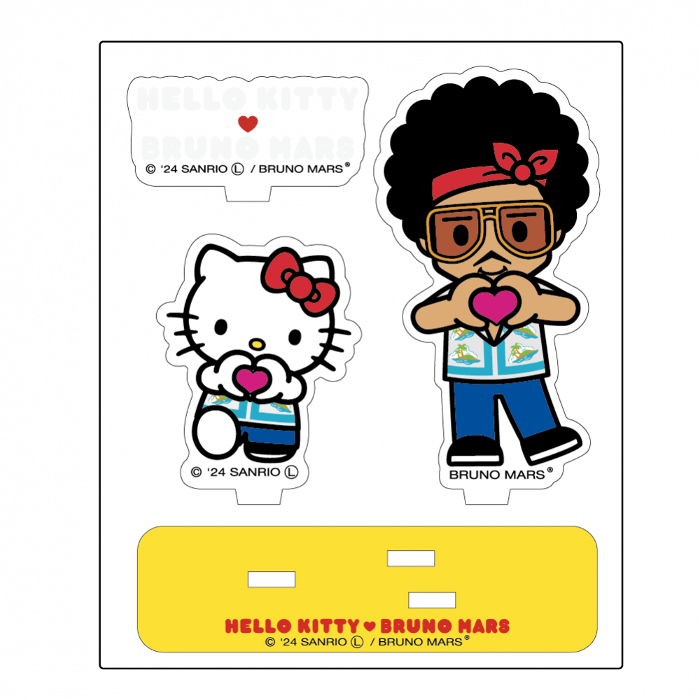 BRUNO MARS × HELLO KITTY 第2弾】3D ACRYLIC STAND - PRINT BRUNO MARS × HELLO KITTY 第2弾】3D ACRYLIC STAND - PRINT