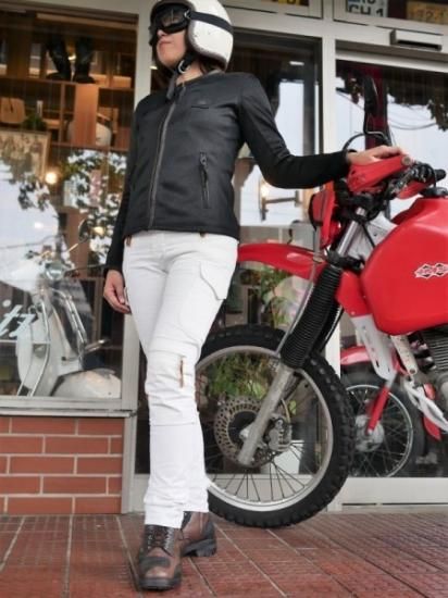 MaxFritz ライダースジャケット MFS-2243/レザーパイピングフルメッシュジャケット - MaxFritz SENDAI