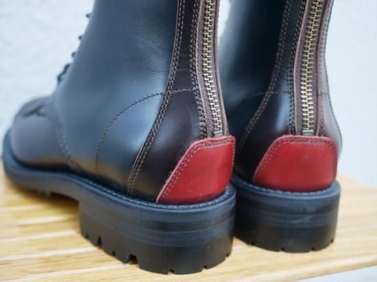 MFA-2401/10ホールジップアップブーツ - MaxFritz SENDAI MFA-2401/10ホールジップアップブーツ - MaxFritz SENDAI