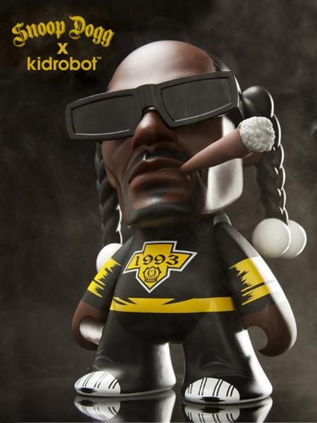 フィギュアsnoop dogg kidrobot フィギュア hip hop - その他