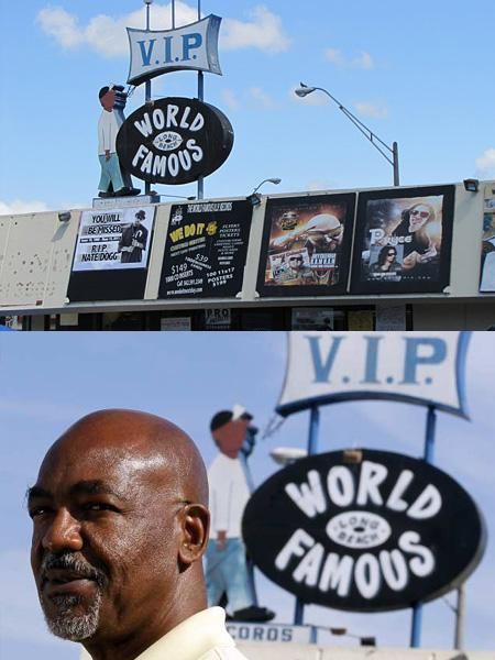 World Famous VIP Records Long Beach L/S T-Shirt - [GROPE IN