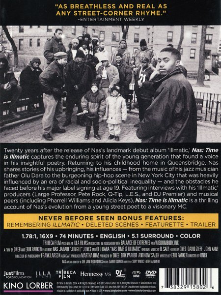 Nas ”Time Is ILLMATIC” タイム・イズ・イルマティック [DVD] - [GROPE ...
