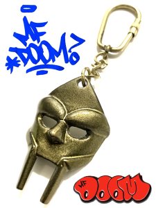 MF Doom Mask Key Chain