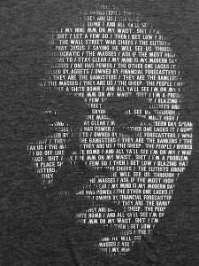 Nas Lyrical Face  Tee