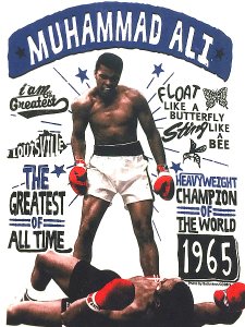 Muhammad Ali ”BUTTERFLY BEE” T-Shirt