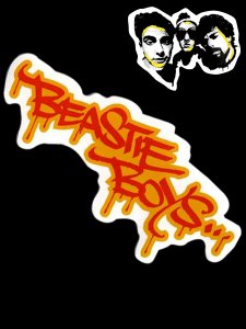 Beastie Boys Grafitti Logo Sticker