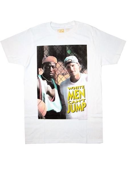 トップス 90s WHITE MEN CAN'T JUMP t shirt raptee T-Line Men's White Men Can't Jump Movie Poster T-Shirt