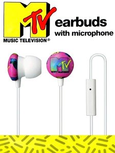 Tribeca MTV Retro Earbud In-Ear Headphone with Microphone