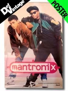 DEADSTOCK 1988 Mantronix Promotional Poster