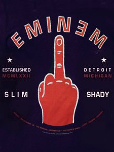 Eminem Detroit F**K Finger T-Shirt