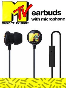 Tribeca MTV Retro Earbud In-Ear Headphone with Microphone
