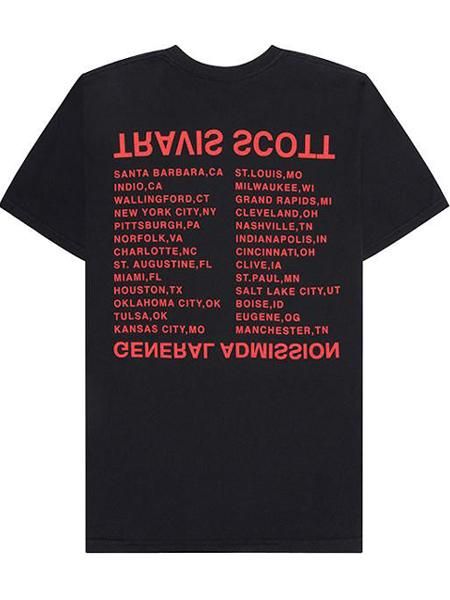 希少 Travis Scott Birds Eye View Tour Tシャツ Travis Scott 