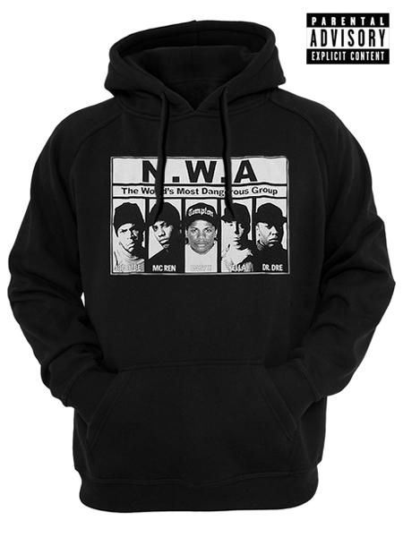 The Most Dangerous Group N.W.A. P/O Hoodie - [GROPE IN THE