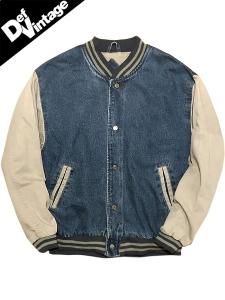 VINTAGE90's Denim Versity Jacket