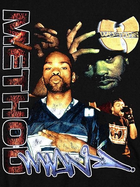 METHOD MAN Tシャツ XL Vintage Method Man Wu Tang Tical 2000 Rap Tee Shirt Polygram