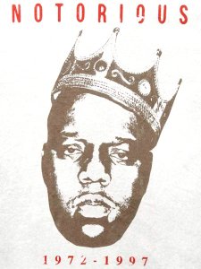 The Notorious B.I.G. VINTAGE BIGGIE CROWN 72-97 T-Shirt