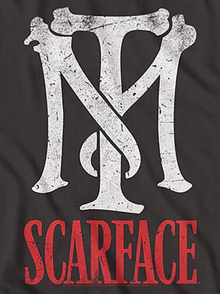 オフィシャル ODB/ SCARFACE ラップ Tシャツ SCARFACE 