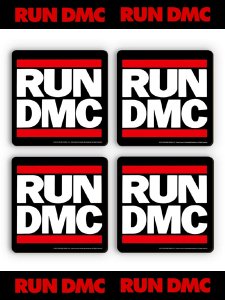RUN DMC Classic Logo Coaster (４枚セット)