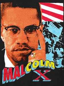 Malcolm X Vintage Style T-Shirt