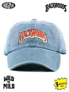 BACKWOODS Classic Logo Denim Dad Cap