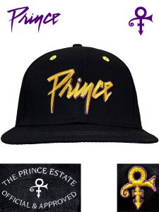 PRINCE Classic Logo Flatbrim Snapback Cap