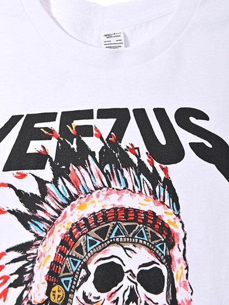 Kanye West "Yeezus Chief" T-Shirt - [GROPE IN THE DARK] ヒップホップアーティストＴシャツ バンド Ｔシャツ HIPHOP ストリート系通販