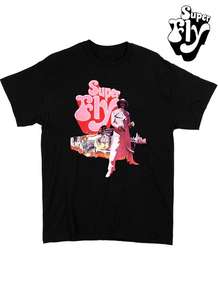 Movie ”Super Fly” T-Shirt - [GROPE IN THE DARK]　ヒップホップアーティストＴシャツ　バンドＴシャツ  HIPHOP ストリート系通販