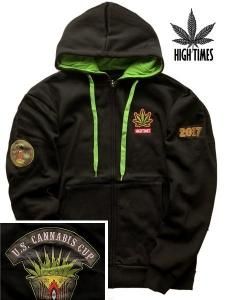 High Times CANNABIS CUP HARVEST CUT & SEW EMBR ZIP HOODIE