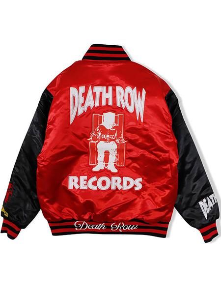 DEATH ROW サテンジャケット hiphop bboy ウェッサイ DEATH ROW サテンジャケット hiphop bboy ウェッサイ