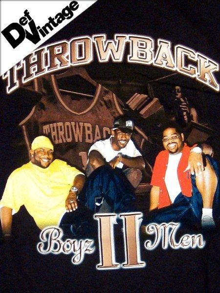 DEF VINTAGE】 Boyz II Men ”04 Throwback Photo” T-Shirt - [GROPE IN