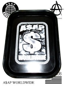 A$AP World Wide Cash Money Logo Rolling Tray