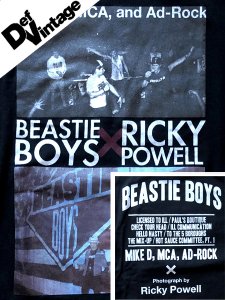 【Def Vintage】 Ricky Powell x Beastie Boys ARTIFACT T-Shirt