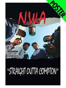N.W.A. ”Straight Outta Compton” Official Poster