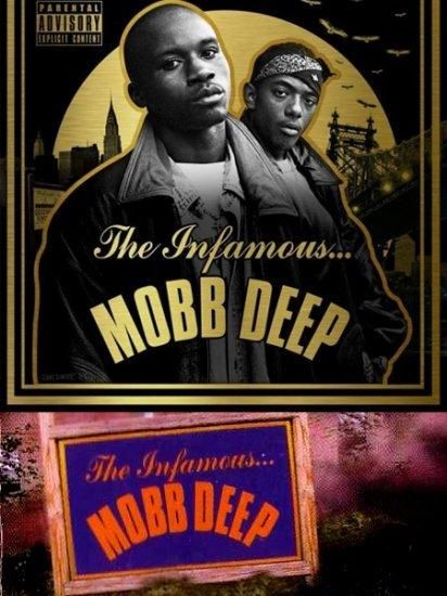 Mobb Deep ”Infamous” Classic Logo T-Shirt White - [GROPE IN